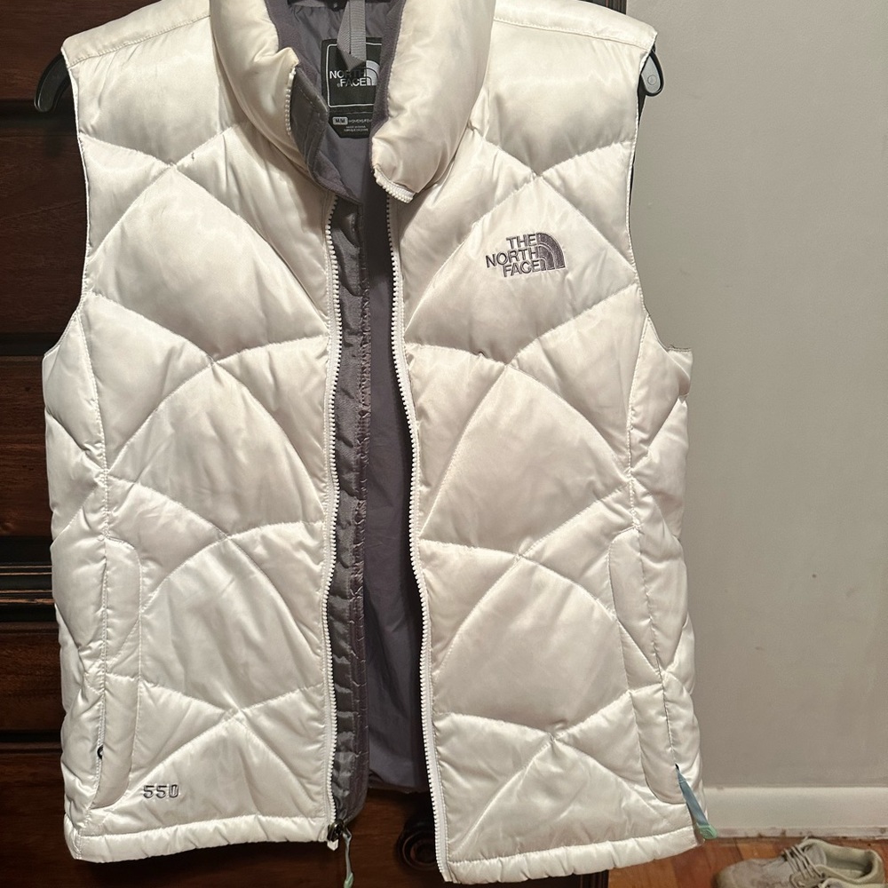 Women’s North Face puffy vest.